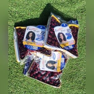 FreeTress Soft Baby Wand Curl Braids Lot of 3